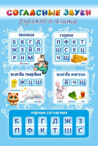 Стенд "Согласные русского языка" - fgospostavki.ru - Артёмовский
