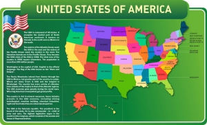 Стенд "United States Of America" - fgospostavki.ru - Артёмовский