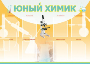 Стенд "Юный химик" Вариант 1 - fgospostavki.ru - Артёмовский