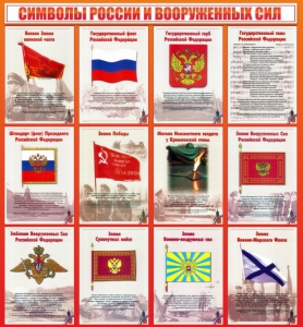 Стенд "Символы России и вооруженных сил" - fgospostavki.ru - Артёмовский