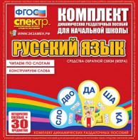 Динамические раздаточные пособия. Русский язык (веера). Читаем по слогам (слоги из двух букв). Конструируем слова (слоги из двух и трех букв). - fgospostavki.ru - Артёмовский