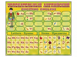 Комплект оборудования "Английский алфавит" с комплектом тематических магнитов - fgospostavki.ru - Артёмовский