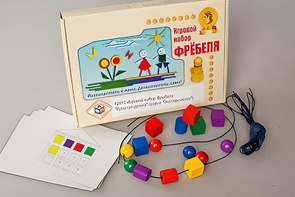 Игровой набор Фребеля "Бусы-шнуровка" (серия "Эксперимент") - fgospostavki.ru - Артёмовский