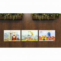 Комплект настенных панелей «Стройка» - fgospostavki.ru - Артёмовский