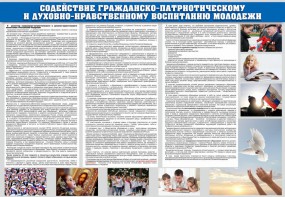 Стенд "Содействие гражданско-патриотическому и духовно-нравственному воспитанию молодежи" - fgospostavki.ru - Артёмовский