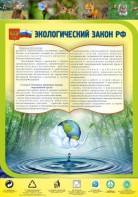 Стенд "Экологический закон РФ" - fgospostavki.ru - Артёмовский