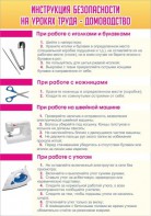 Стенд "Инструкция безопасности на уроках труда №1" - fgospostavki.ru - Артёмовский