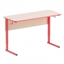Стол ученический регулируемый (двухместный) на прямоугольной трубе - fgospostavki.ru - Артёмовский