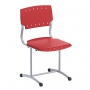 Стул ученический, на плоскоовальной трубе. Сиденье и спинка пластик - fgospostavki.ru - Артёмовский